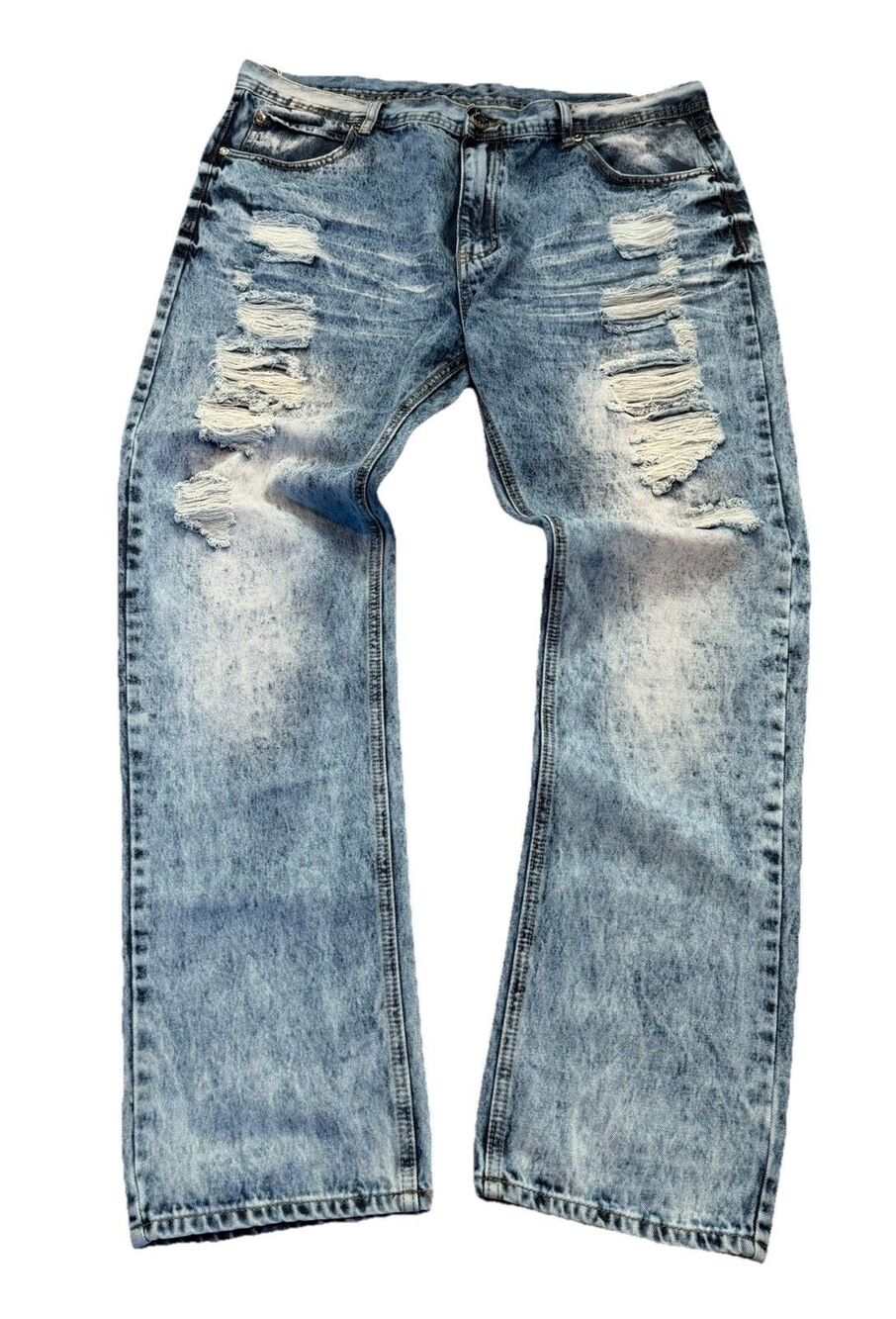 NWT Men’s Slim Distressed Urban Fashion Jeans Stretch 42/32